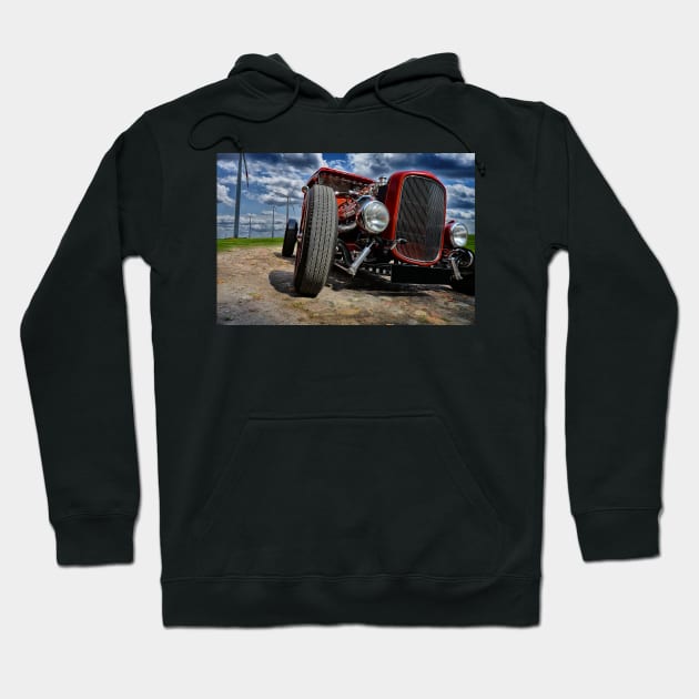 1931 Ford Model A, Hot Rod Hoodie by hottehue